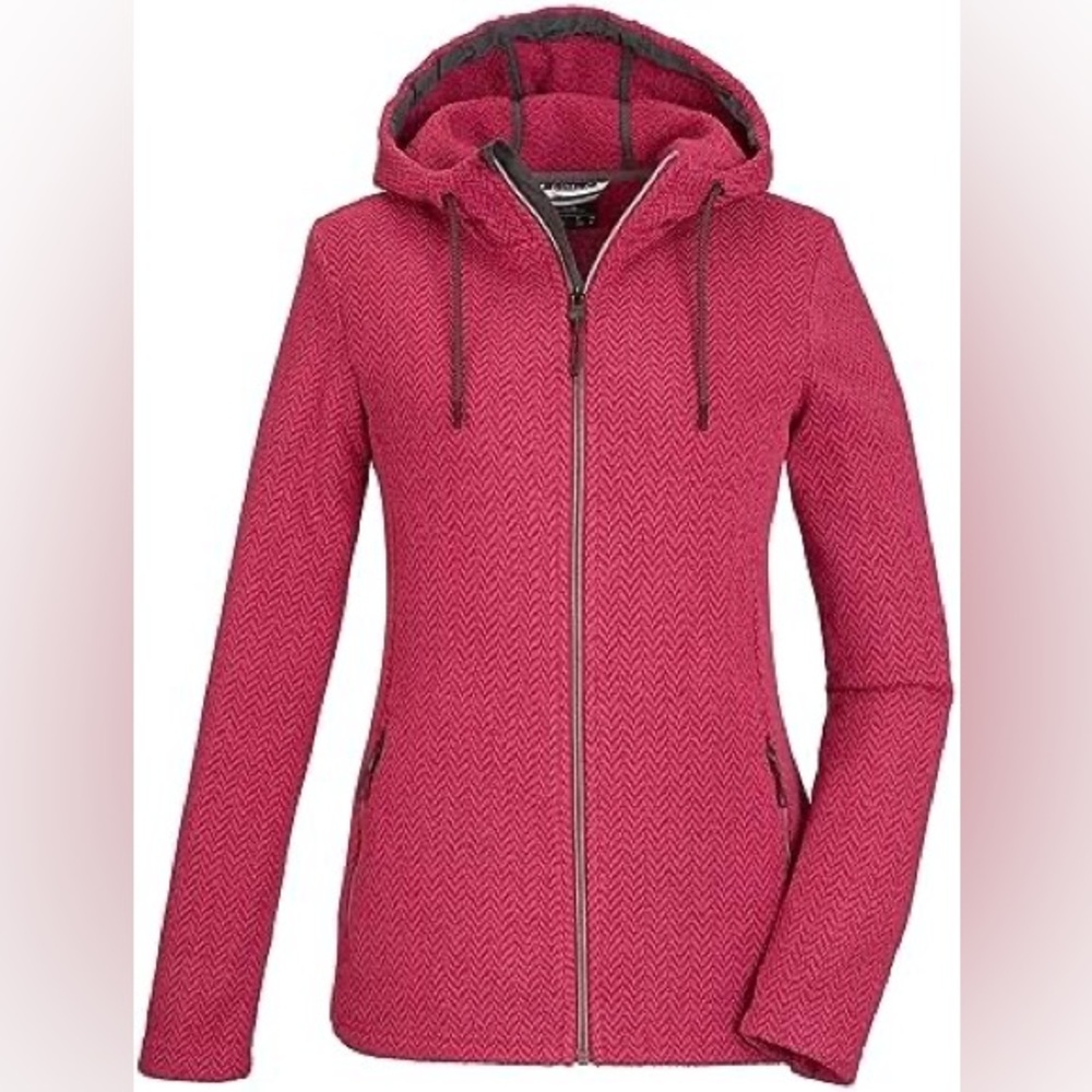 Killtec Women's Pink Hooded fleece Jacket